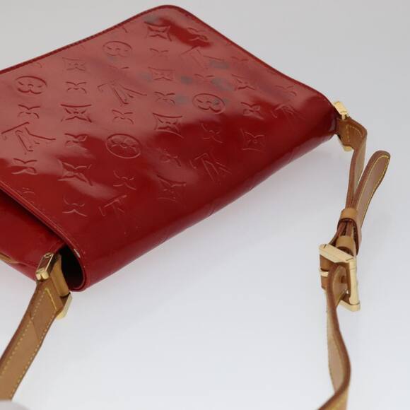 LOUIS VUITTON Monogram Vernis Thompson Street Bag Red M91094 - Picture 6 of 12